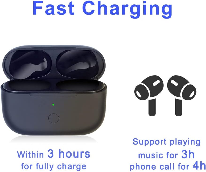 AirPods Pro 2 Noise Cancellation Wireless Earbuds Bluetooth Android iOS Black