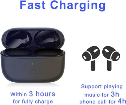 AirPods Pro 2 Noise Cancellation Wireless Earbuds Bluetooth Android iOS Black