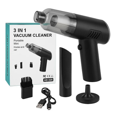3 in 1 Handheld Vacuum Cleaner Cordless LED Wet Dry