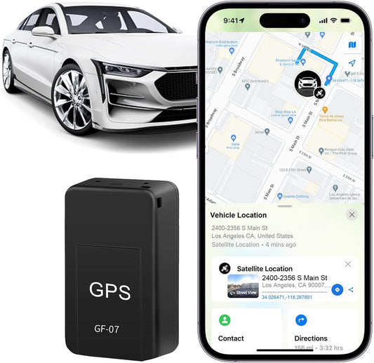 GF07 Wireless Mini Magnetic GPS Tracker – Real-Time Car, Bike & Vehicle Tracking Device