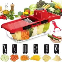 10 in 1 Mandoline Vegetable Slicer Cutter Stainless Steel Kitchen Tool