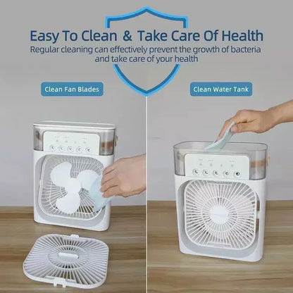 Electric Humidifier Fan – 2-in-1 Hydrating Cooling Station