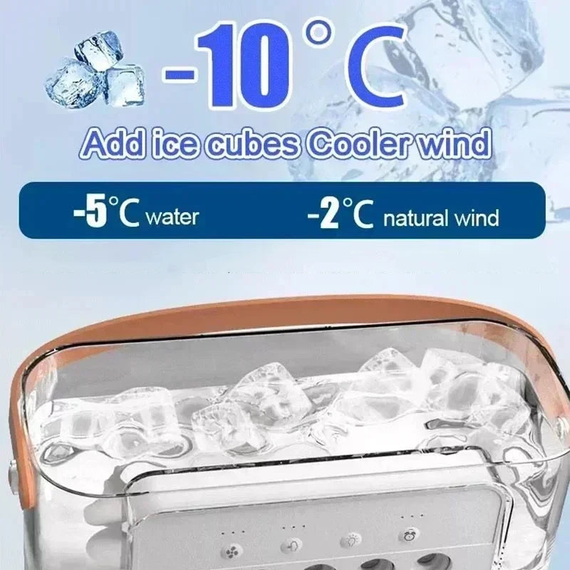Electric Humidifier Fan – 2-in-1 Hydrating Cooling Station